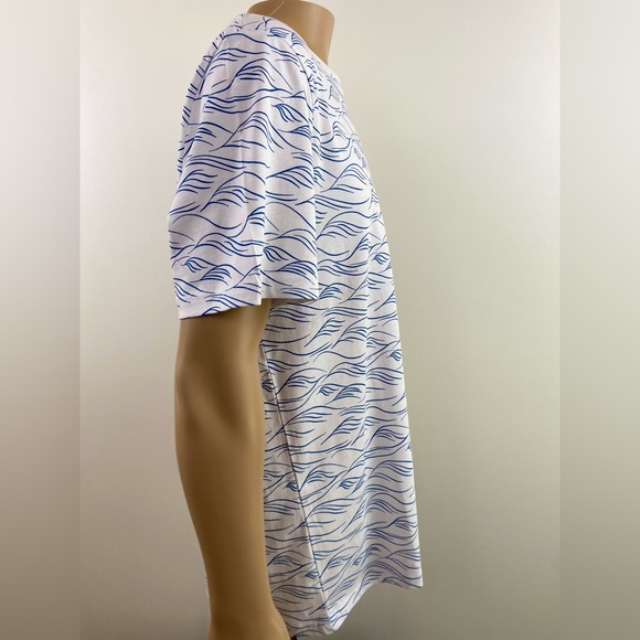 Ben Sherman Men's The Original T-Shirt, Regular Fit, Size XL, White/Blue (NWT) - Picture 4 of 12